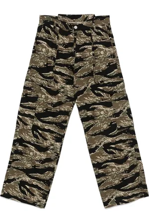 B1ARCHIVE Wide-leg camo trousers