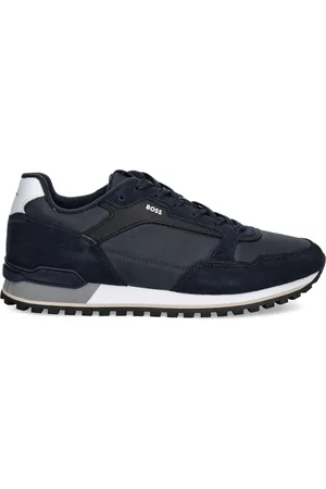HUGO BOSS Parkour suede-panelled sneakers