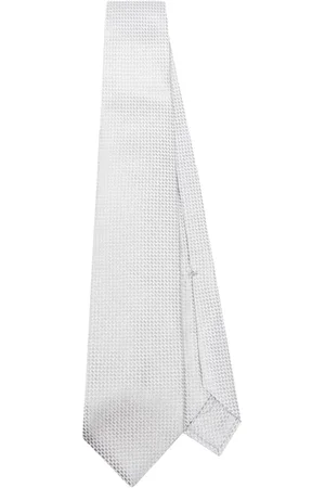 BARBA Patterned-jacquard tie