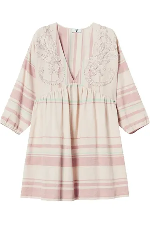 Twin-Set Striped mini dress