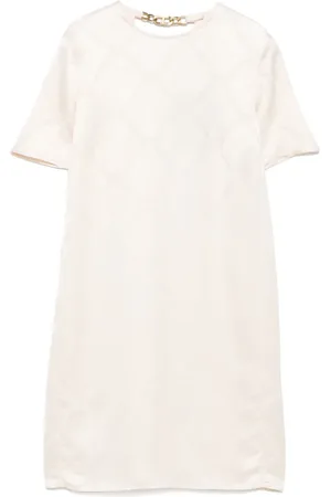 Twin-Set Logo-plaque mini dress