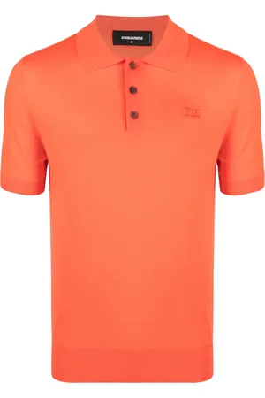 Dsquared2 Logo-embroidered virgin wool polo shirt
