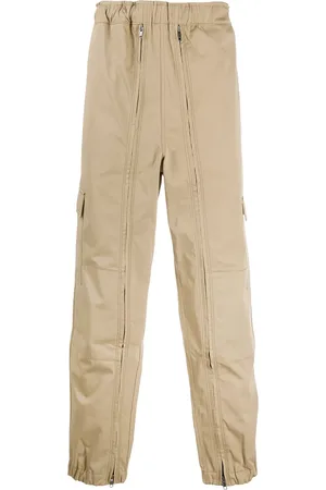 Random Identities Full zip multi-pocket cargo trousers