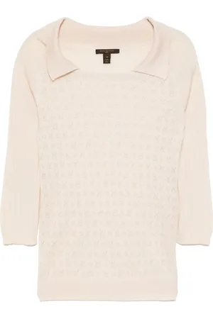 LOUIS VUITTON 1990-2000s long-sleeved polo top