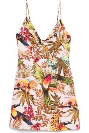 Farm Rio Into the Jungle mini dress