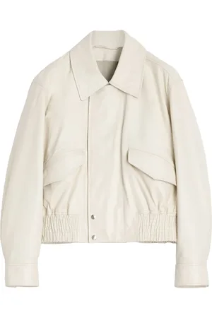 LEMAIRE Leather bomber jacket