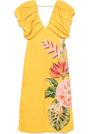 Farm Rio Spring Awakening midi dress