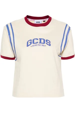 GCDS Logo-print cotton T-shirt