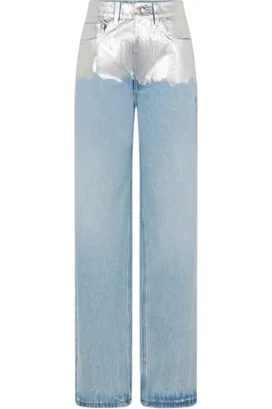 Paco rabanne Metallic detailing jeans