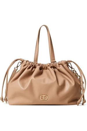 Twin-Set Ruched tote bag