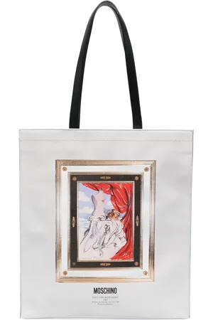 Moschino Still Life with Heart-print shoulder bag
