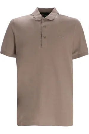 HUGO BOSS Logo-embroidered polo shirt