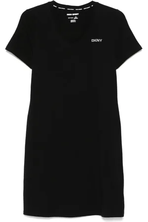DKNY Studded-logo mini dress