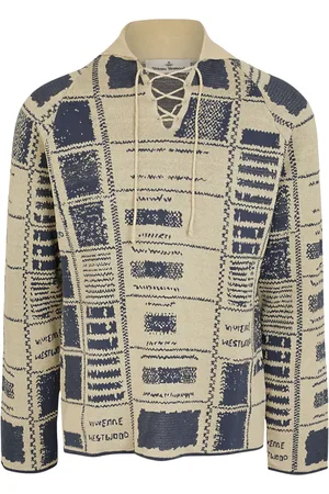 Vivienne Westwood Lace-up patterned sweater