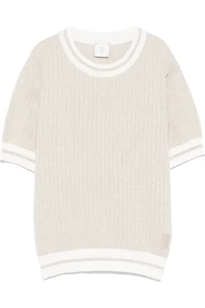 ELEVENTY Ribbed-knit T-shirt