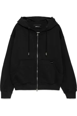 SONGZIO Pigment washed zip-up hoodie