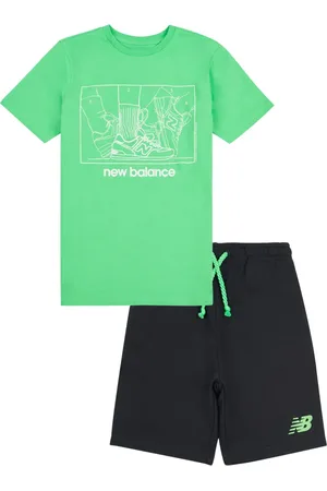 New Balance Logo-print shorts set