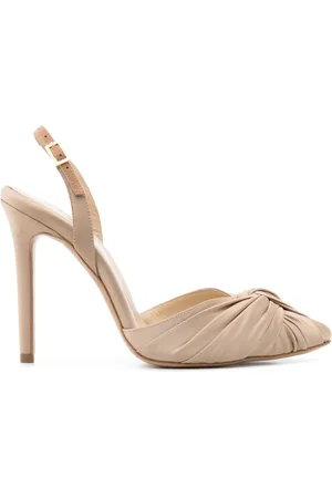 GINISSIMA 105mm satined pumps