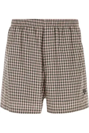Balenciaga Logo checked shorts