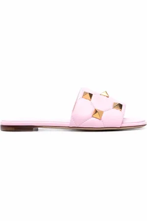 VALENTINO GARAVANI Roman Stud flat slide sandals
