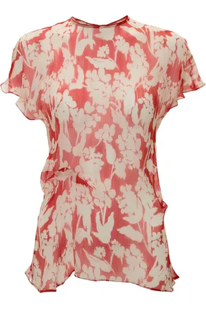 Victoria Beckham Printed draped top