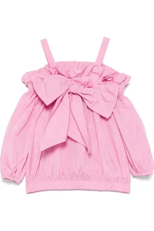 MISS GRANT Bow-appliqué blouse