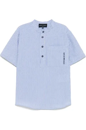 Emporio Armani Logo-embroidered shirt