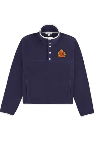 Sporty & Rich Logo patch sweatshirts