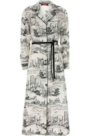 Max Mara Pappa printed long shirtdress