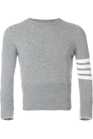 Thom Browne 4-Bar Short Cashmere Pullover