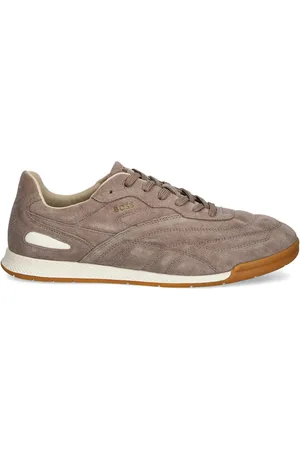 HUGO BOSS Titanium suede sneakers