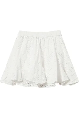 Twin-Set Broderie-anglaise skirt