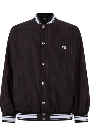 GCDS Pinstripe Clown bomber jacket