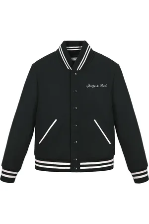 Sporty & Rich Syracuse varsity-style bomber jacket