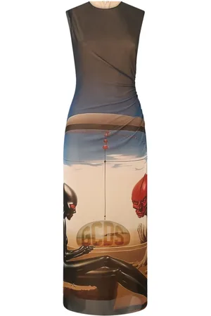 GCDS Creature tulle dress