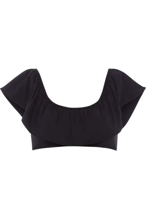 Marie Oliver Emily ruffle-detail swim top