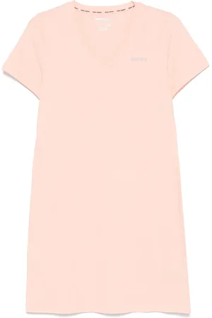 DKNY Studded-logo mini dress