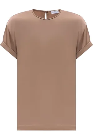 Brunello Cucinelli Silk-blend blouse