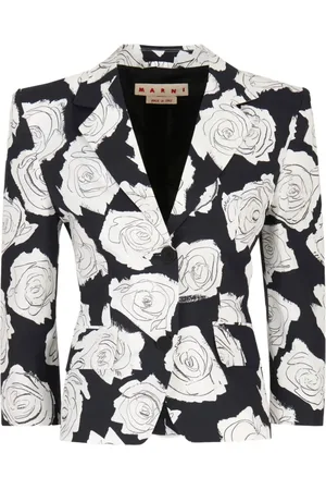 Marni Aurora rose-print blazer
