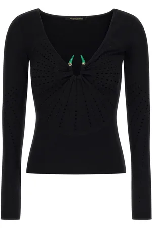Roberto Cavalli Fang-plaque jumper