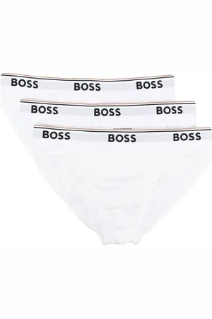HUGO BOSS Logo-waistband briefs set of 3