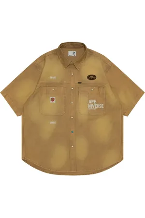 A Bathing Ape Embroidered-logo shirt