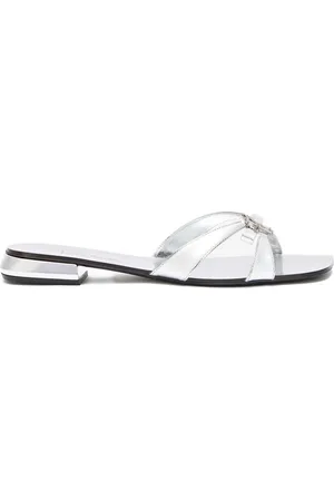 Roberto Cavalli Embellished strap sandals