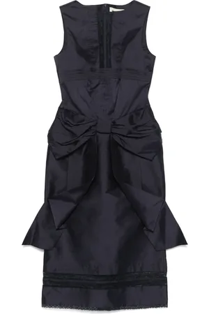 Shushu/Tong Bow-embellished midi dress
