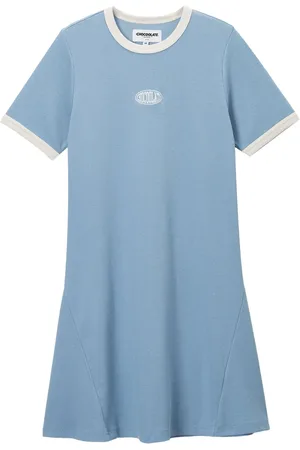 Chocoolate Contrasting T-shirt dress