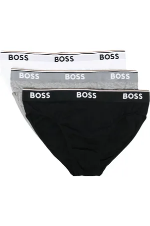 HUGO BOSS Logo-waistband briefs set of 3