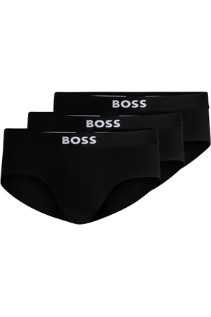 HUGO BOSS Logo-waistband briefs (pack of three)