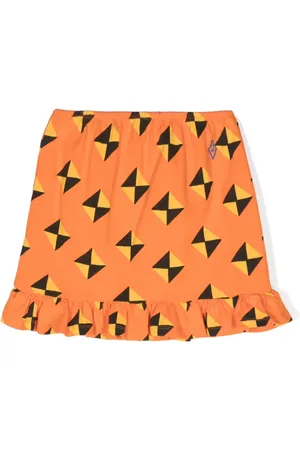 The Animals Observatory Ferret graphic-print cotton skirt