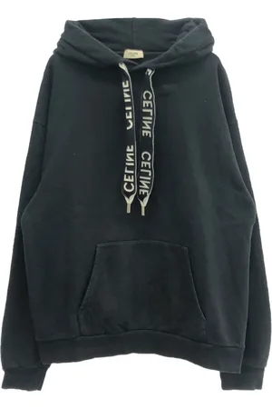 Céline 2000s jersey-texture hoodie
