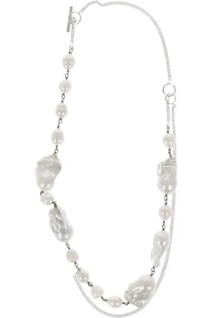 Jil Sander Baroque faux-pearl necklace